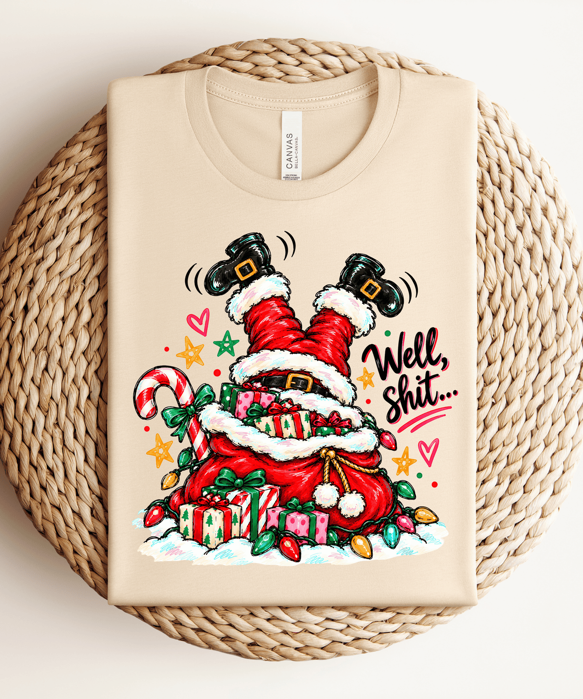 Well Shit Christmas Adult DTF Transfer (11 inch)