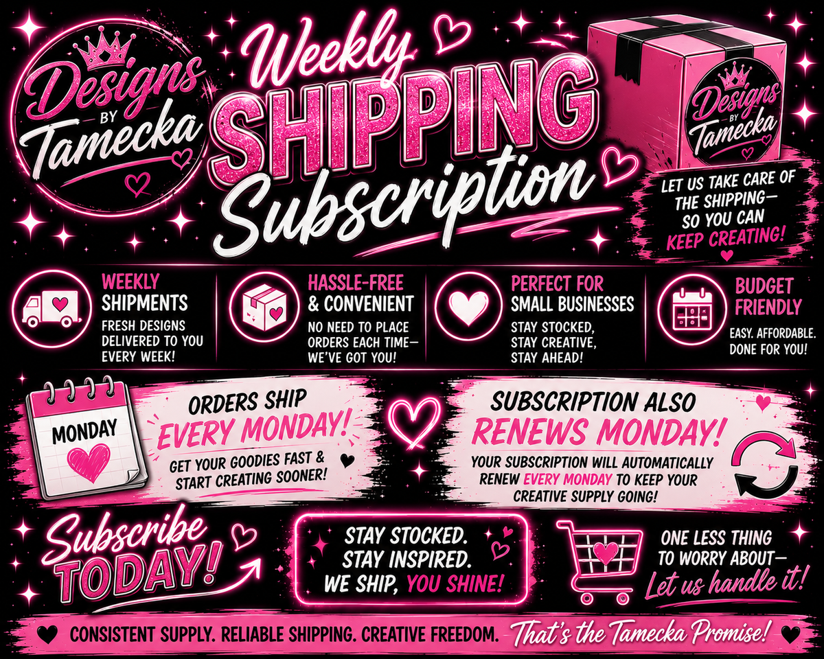 Weekly Shipping Subscription