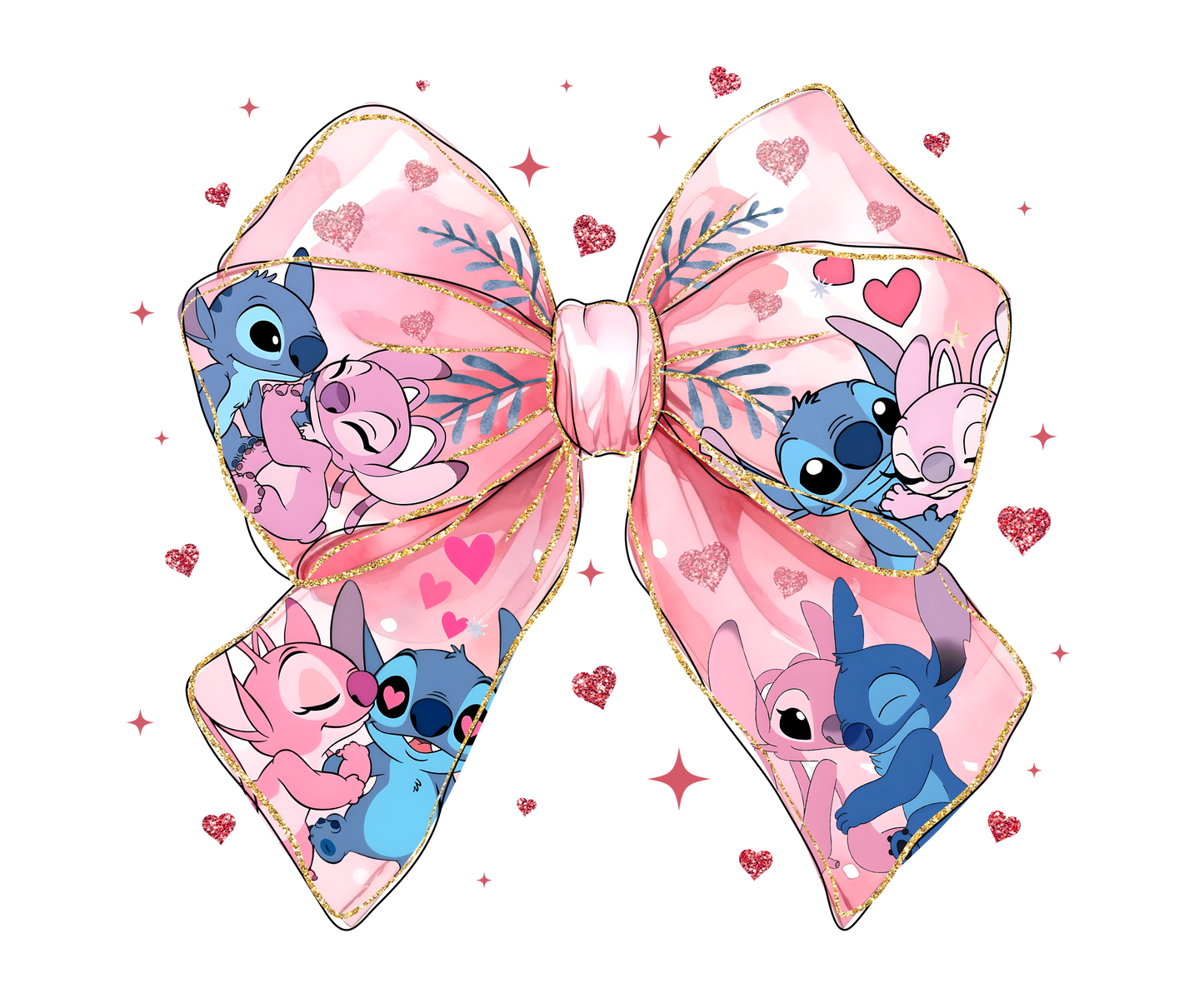 Leo and Stitch Youth DTF Transfer (9 inch)