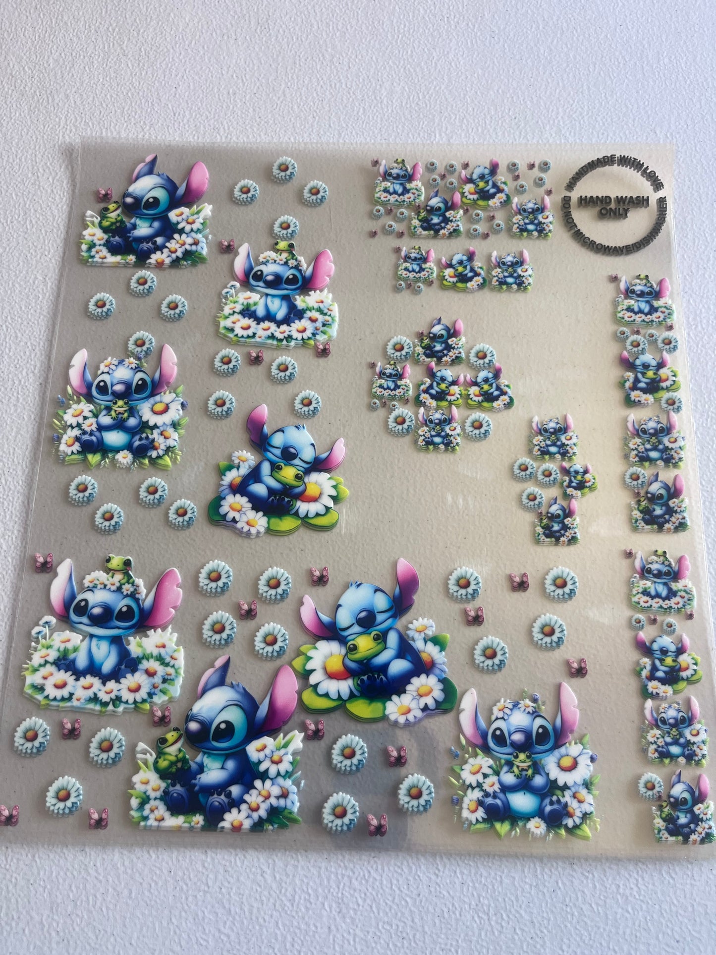Blue Guy Floral 8 In 1 UV DTF Wrap