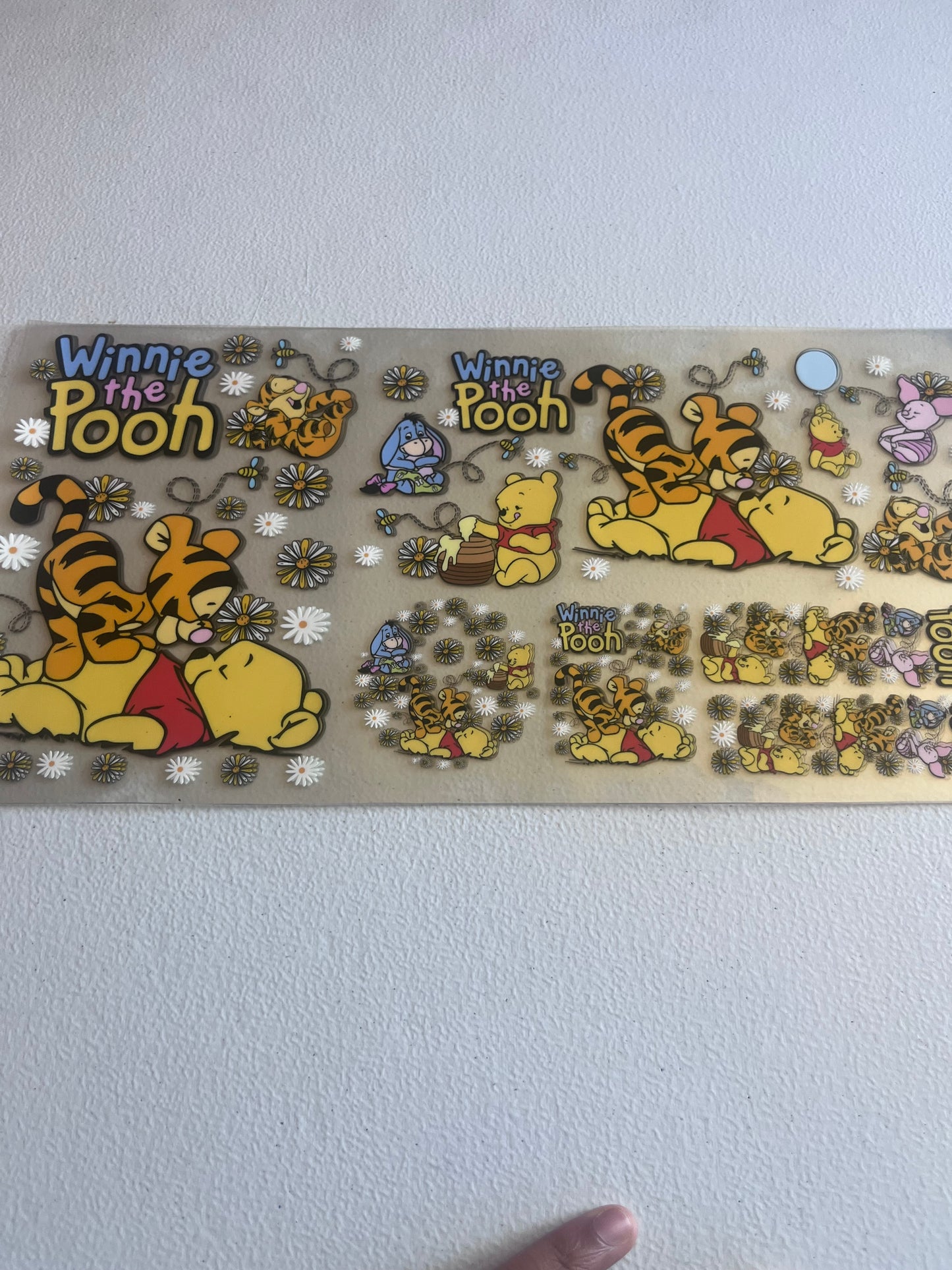 Winnie The Pooh 6 In 1 UV DTF Wrap
