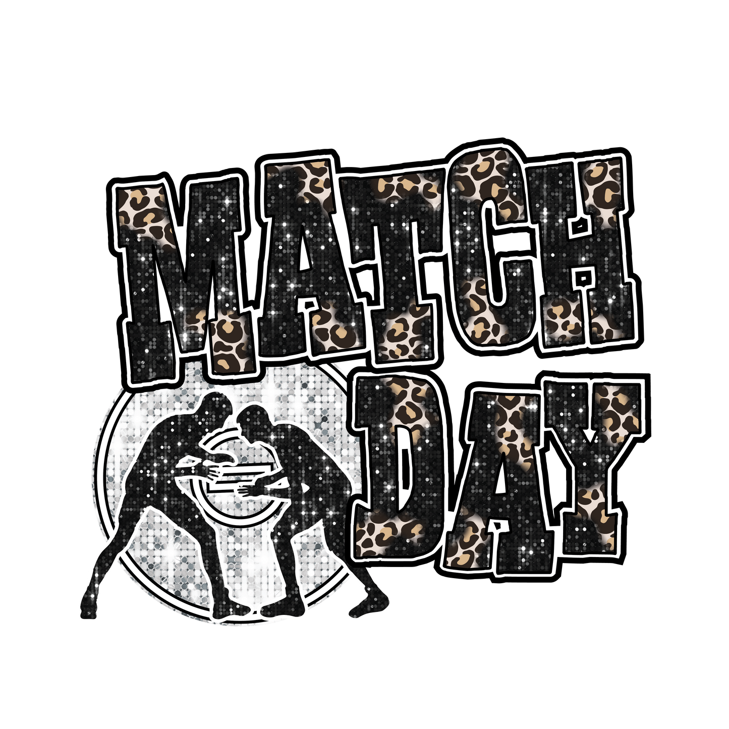 Wrestling Match Day Adult DTF Transfer (11 inch)