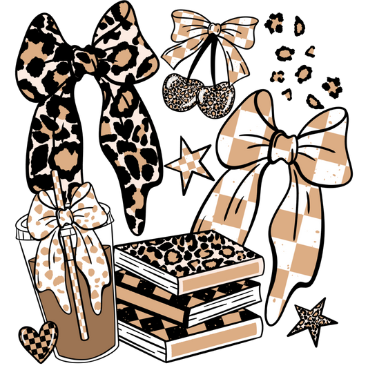 Coffee and Books Adult DTF Transfer (11 inch)