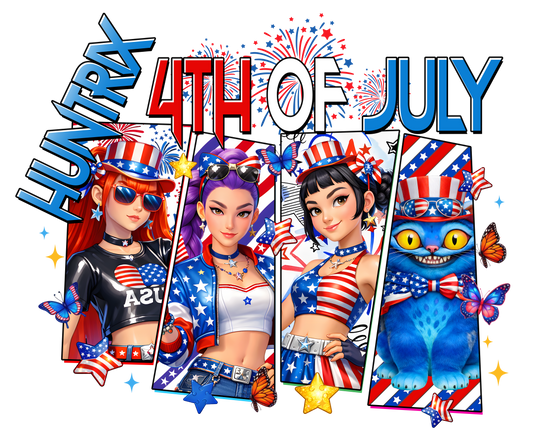 4th Of July K-Pop Youth DTF Transfer (11 inch)