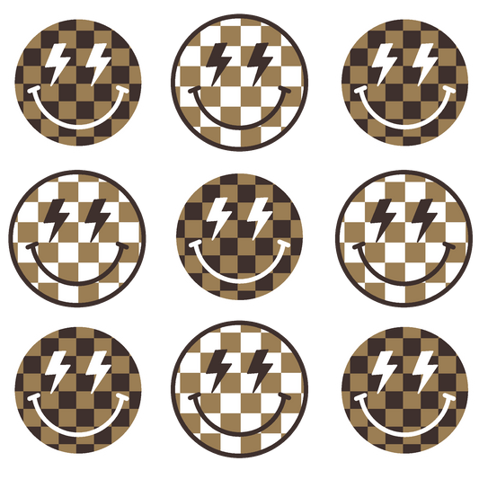 Boujee Smileys Adult DTF Transfer (11 inch)