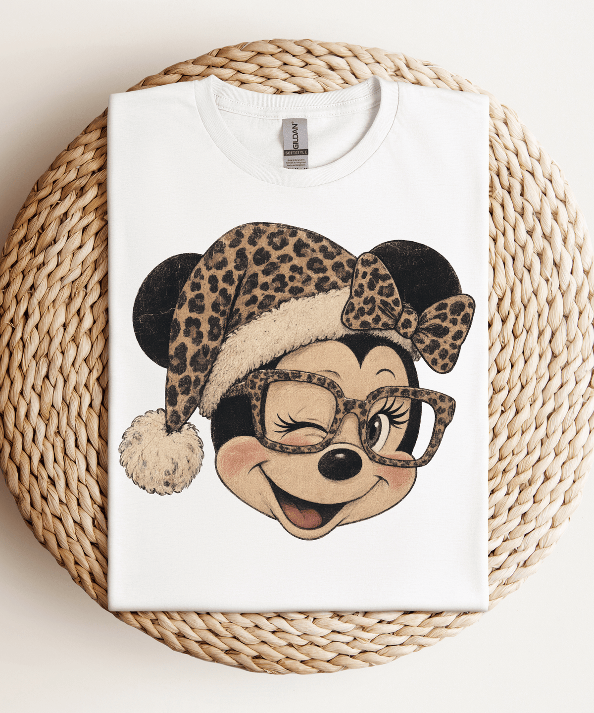 Leopard Mouse Adult DTF Transfer (11 inch)