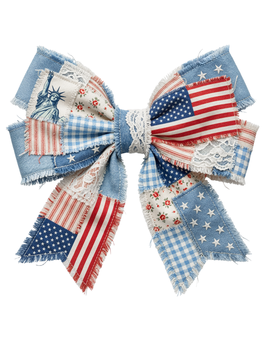 Usa Bow Adult DTF Transfer (11 inch)