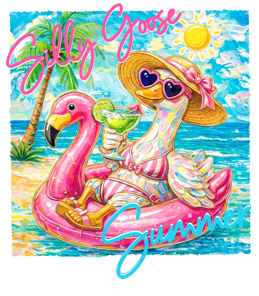 Silly Goose Summer Adult DTF Transfer (11 inch)