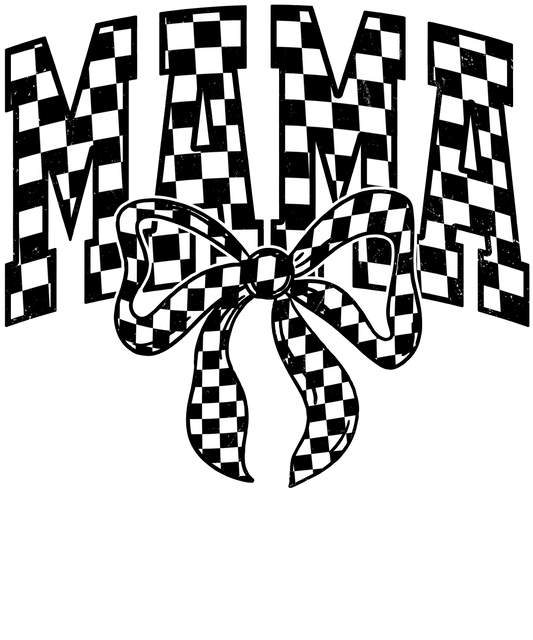 Checkered Mama Adult DTF Transfer (11 inch)