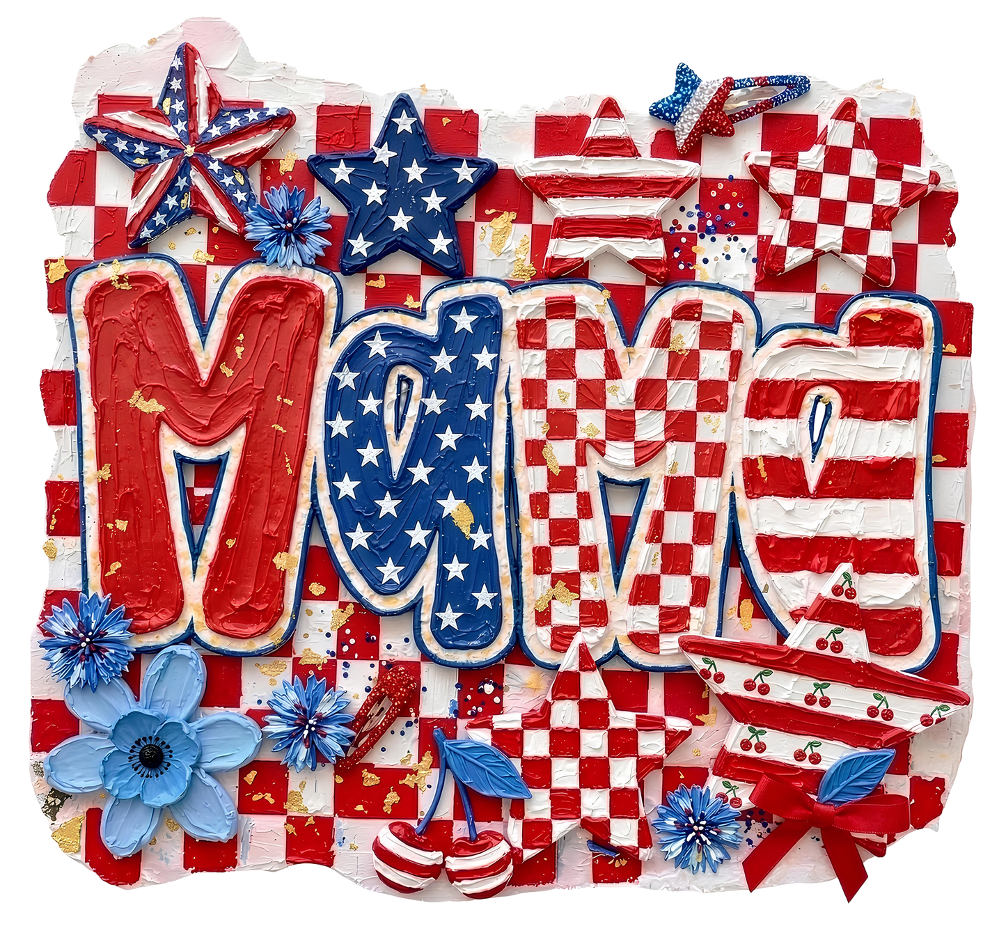 Usa Mama Adult DTF Transfer (11 inch)