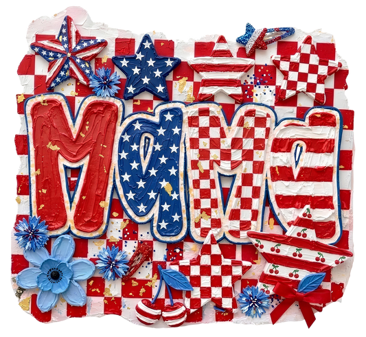 Usa Mama Adult DTF Transfer (11 inch)